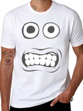 Funny Face Graphic Tee - Black