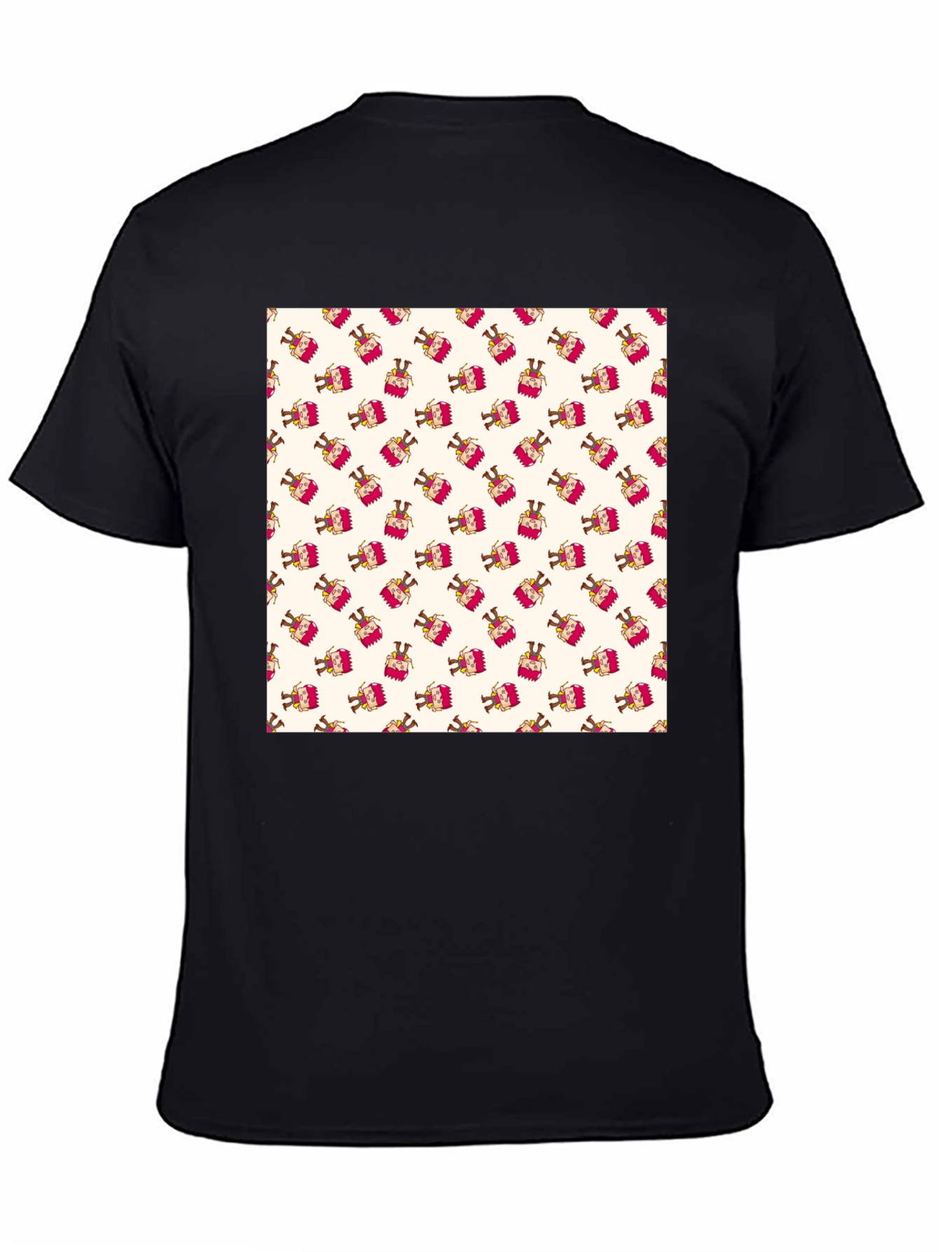 Patterned T-Shirt with Festive Design