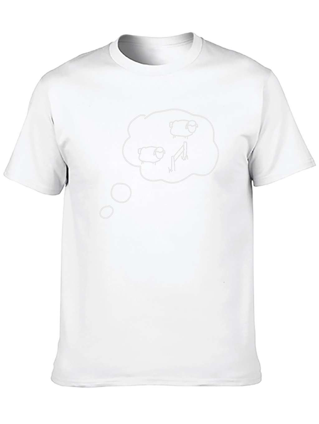 Counting Sheep Black Tee - Dreamy Comfort
