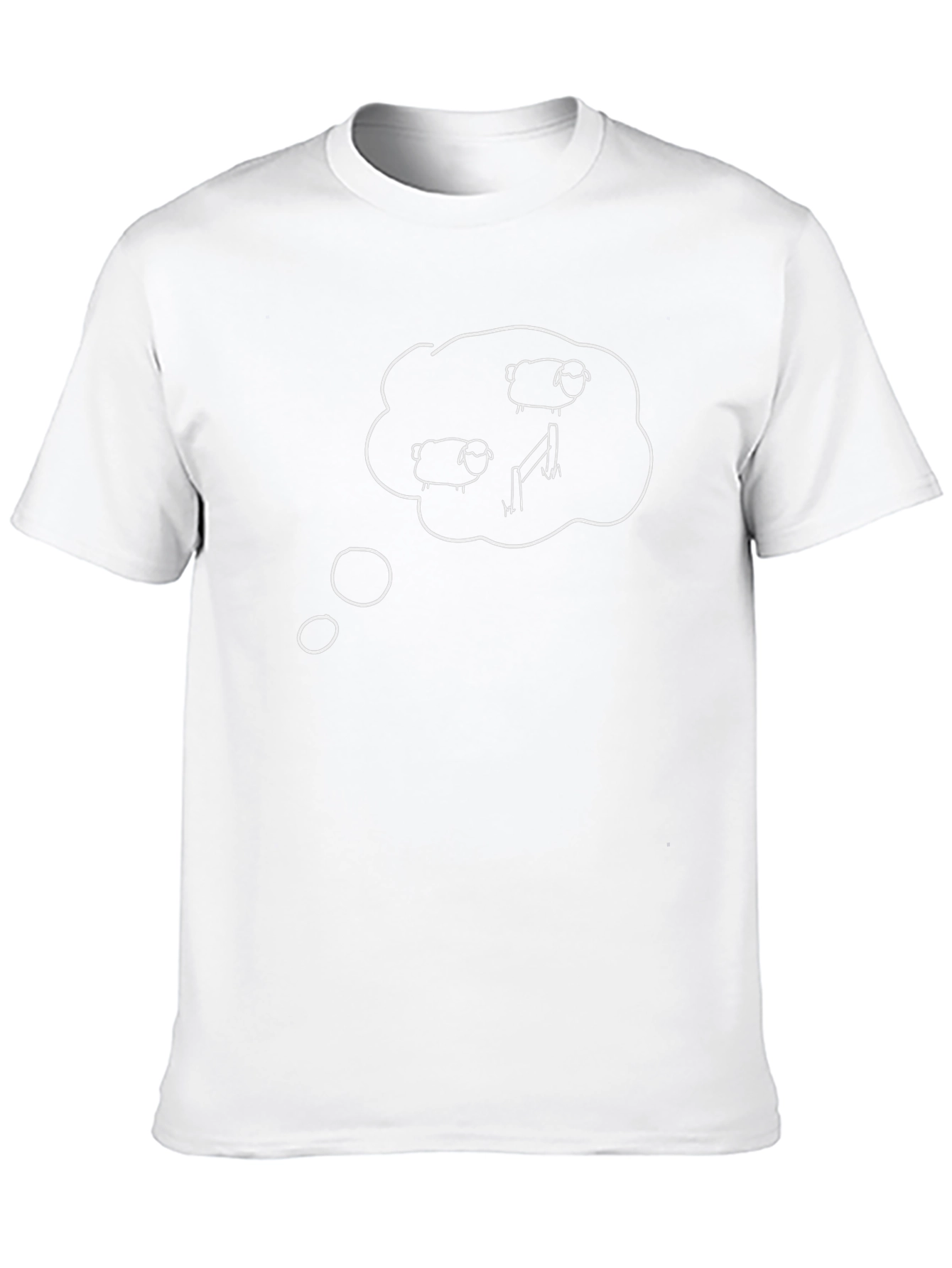 Counting Sheep Black Tee - Dreamy Comfort