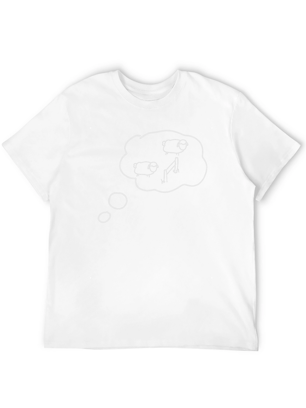 Counting Sheep Black Tee - Dreamy Comfort