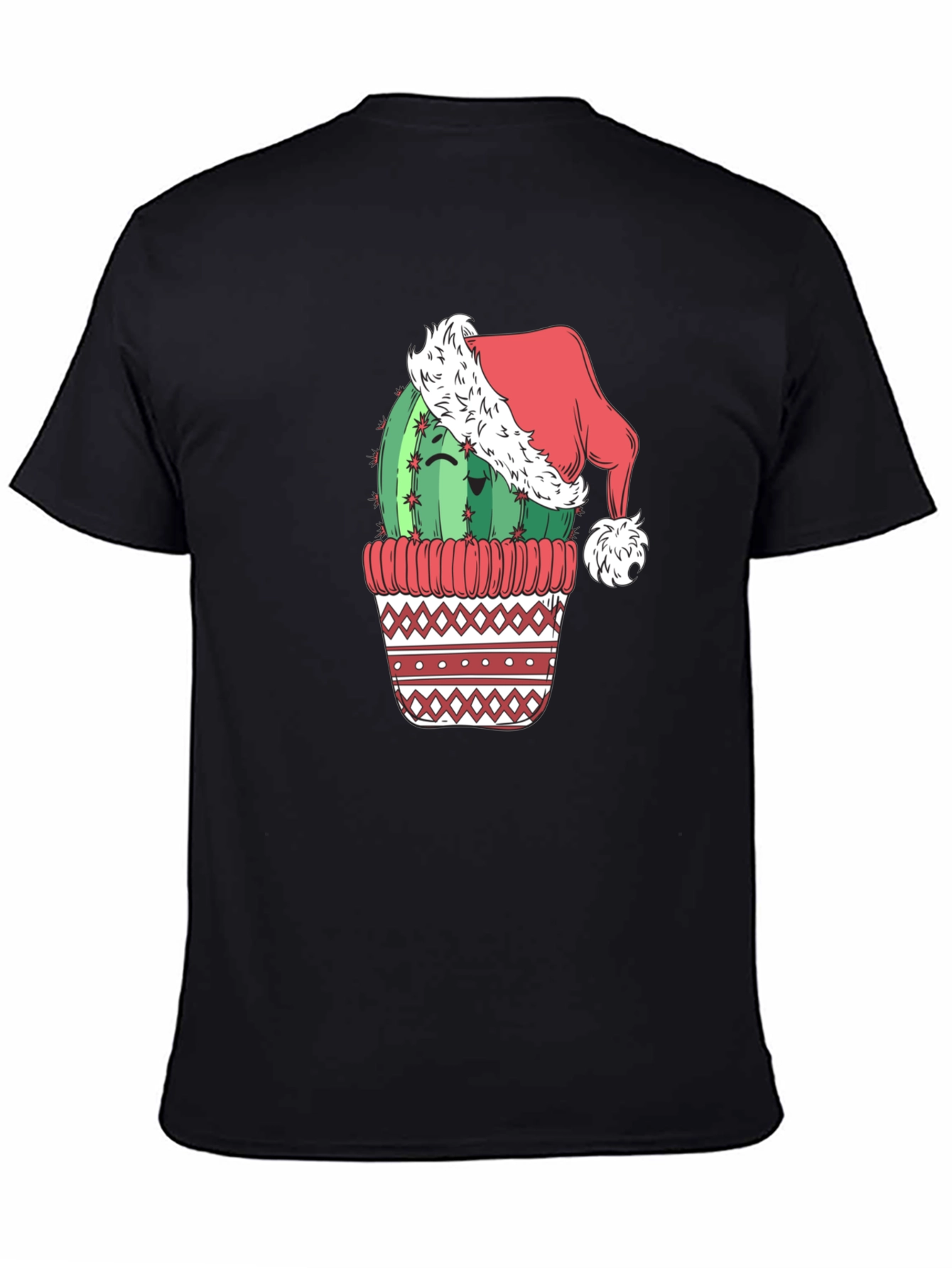 Festive Cactus Graphic Tee - Holiday Cheer!