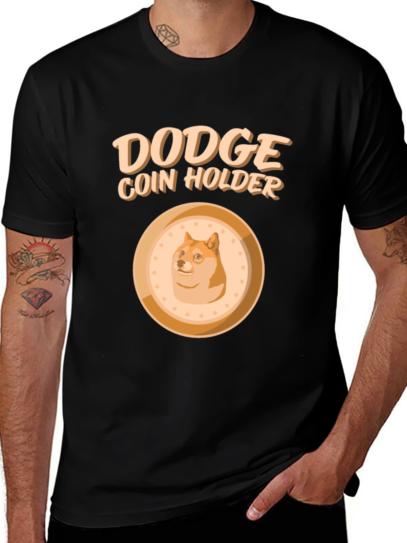 Dodge Coin Holder Black T-Shirt