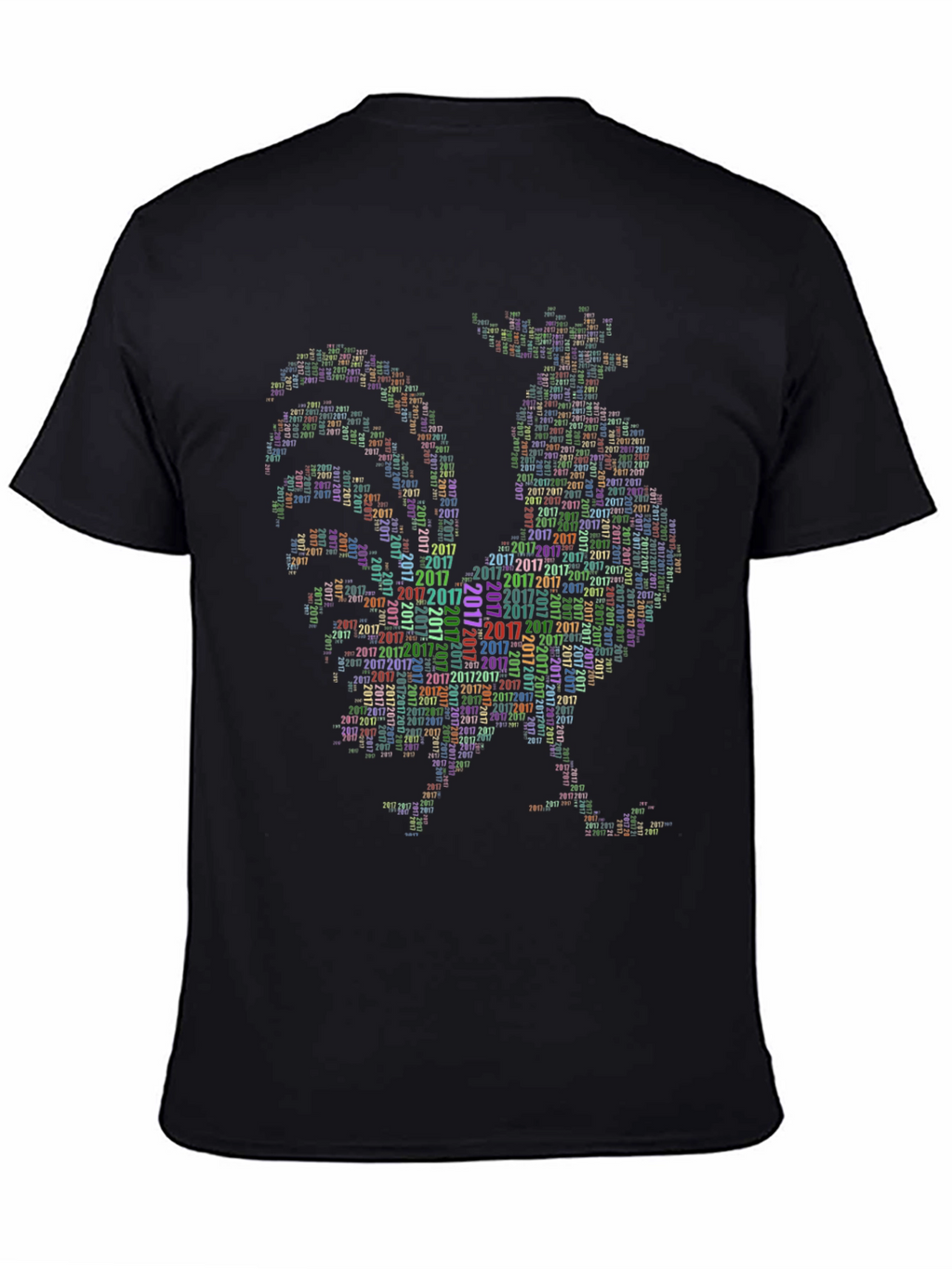Year of the Rooster 2017 T-Shirt - Black