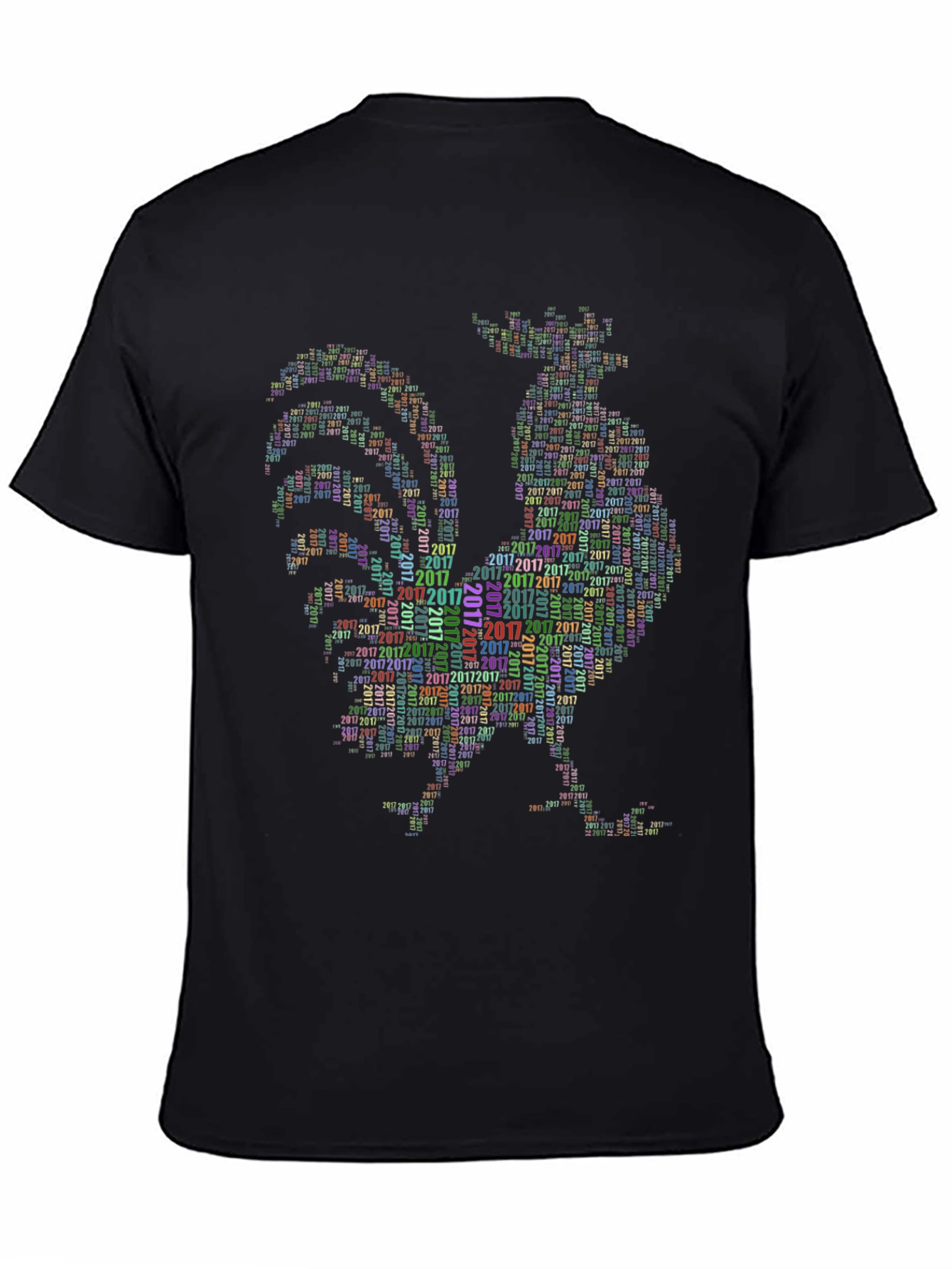 Year of the Rooster 2017 T-Shirt - Black