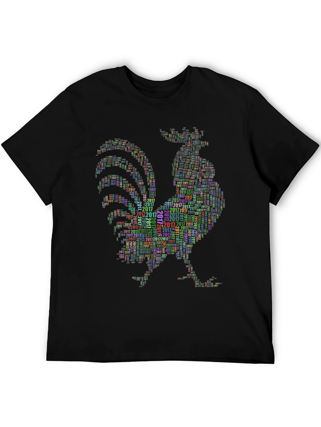 Year of the Rooster 2017 T-Shirt - Black