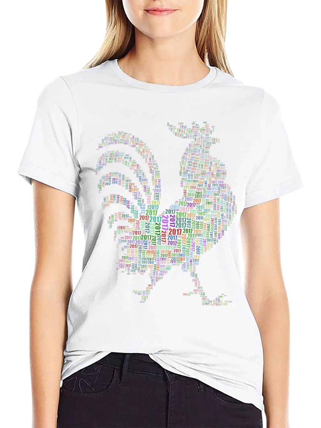 Year of the Rooster 2017 T-Shirt - Black