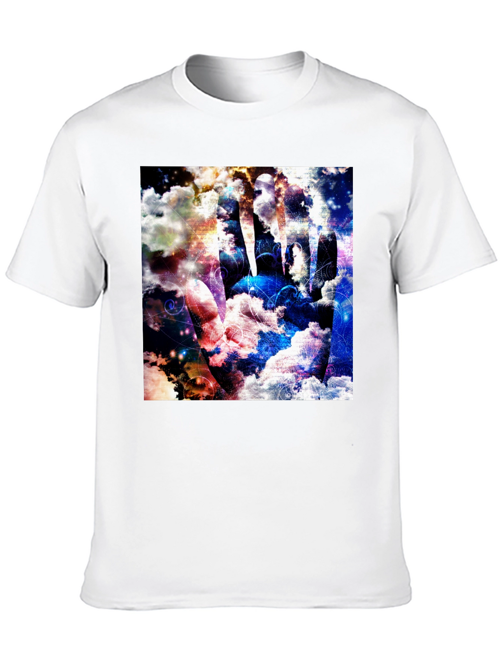 Surreal Hand Cloud Print Tee