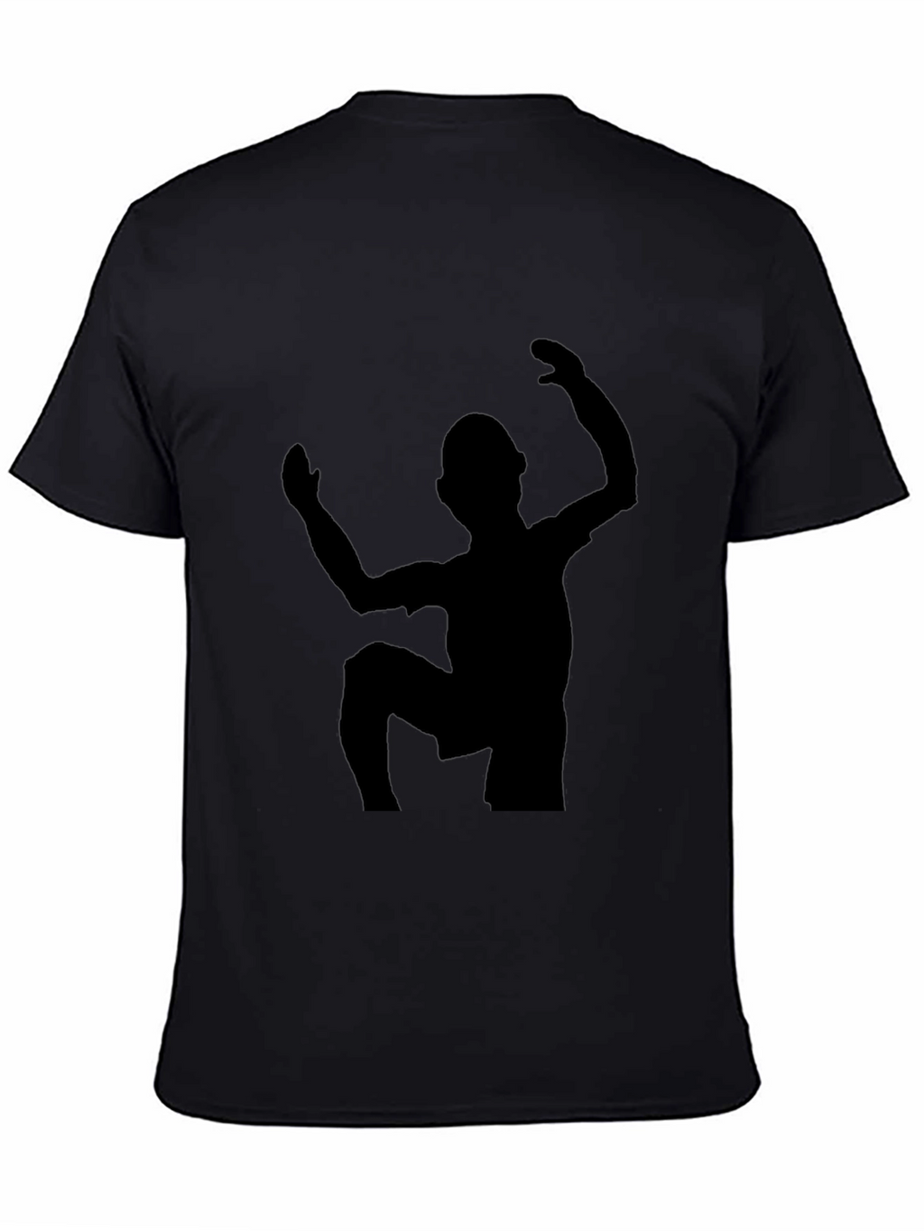 Silhouette Climber Graphic Tee - Unisex Black T-Shirt