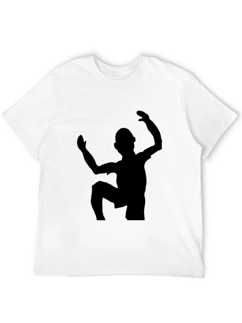 Silhouette Climber Graphic Tee - Unisex Black T-Shirt