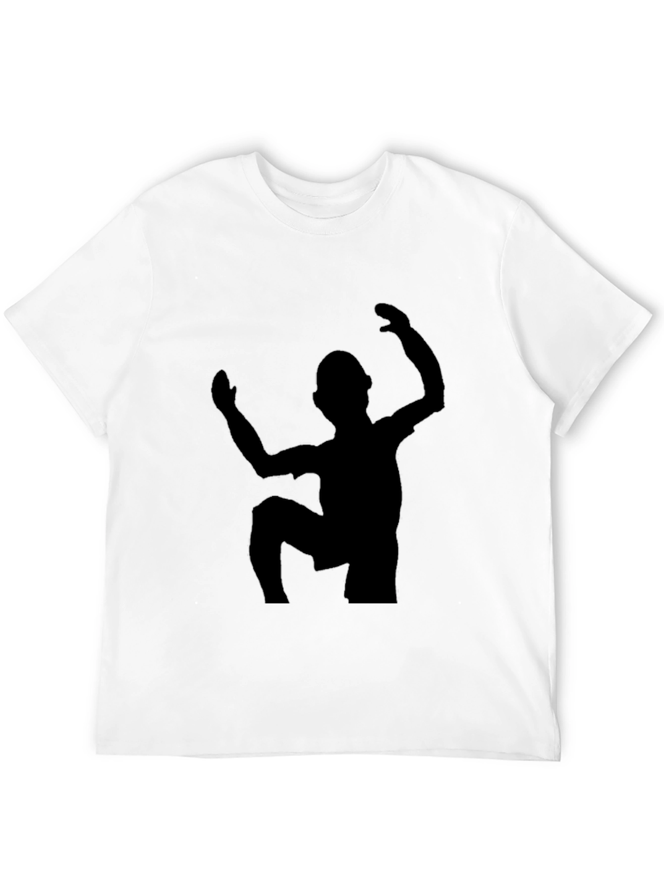 Silhouette Climber Graphic Tee - Unisex Black T-Shirt