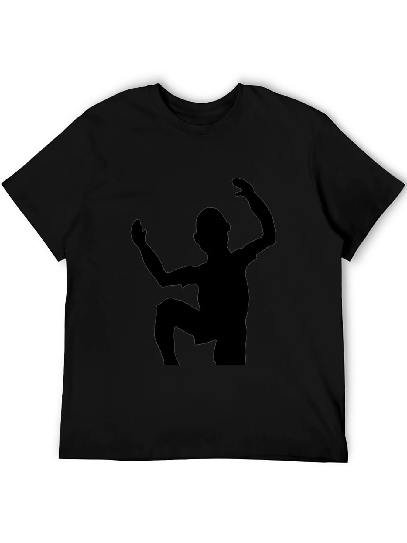 Silhouette Climber Graphic Tee - Unisex Black T-Shirt