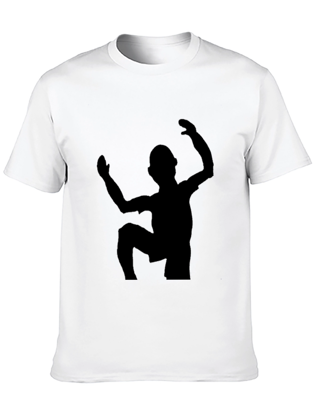 Silhouette Climber Graphic Tee - Unisex Black T-Shirt
