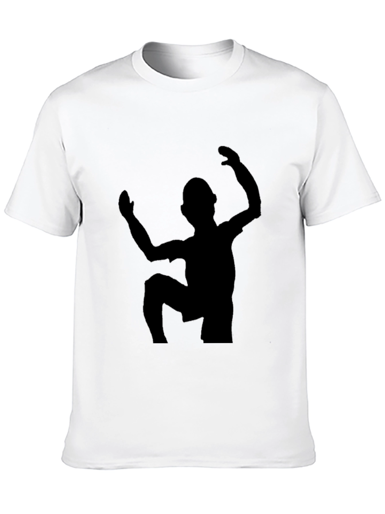 Silhouette Climber Graphic Tee - Unisex Black T-Shirt