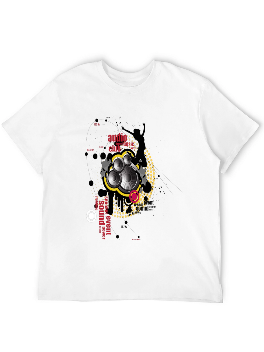 Audio Club Graphic Black T-Shirt