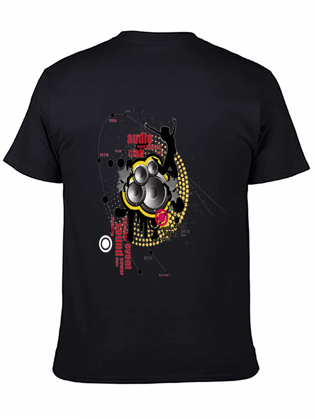 Audio Club Graphic Black T-Shirt