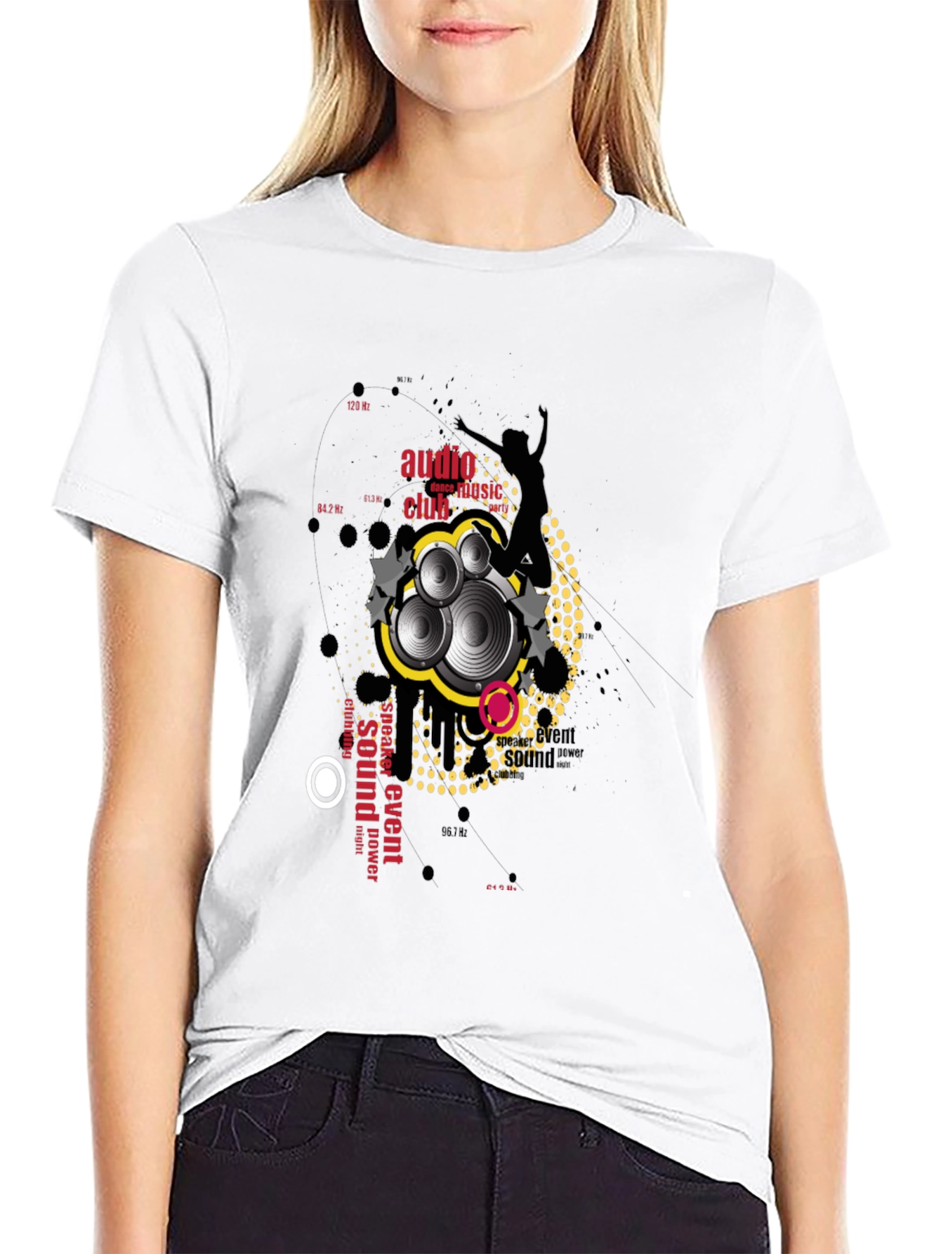 Audio Club Graphic Black T-Shirt