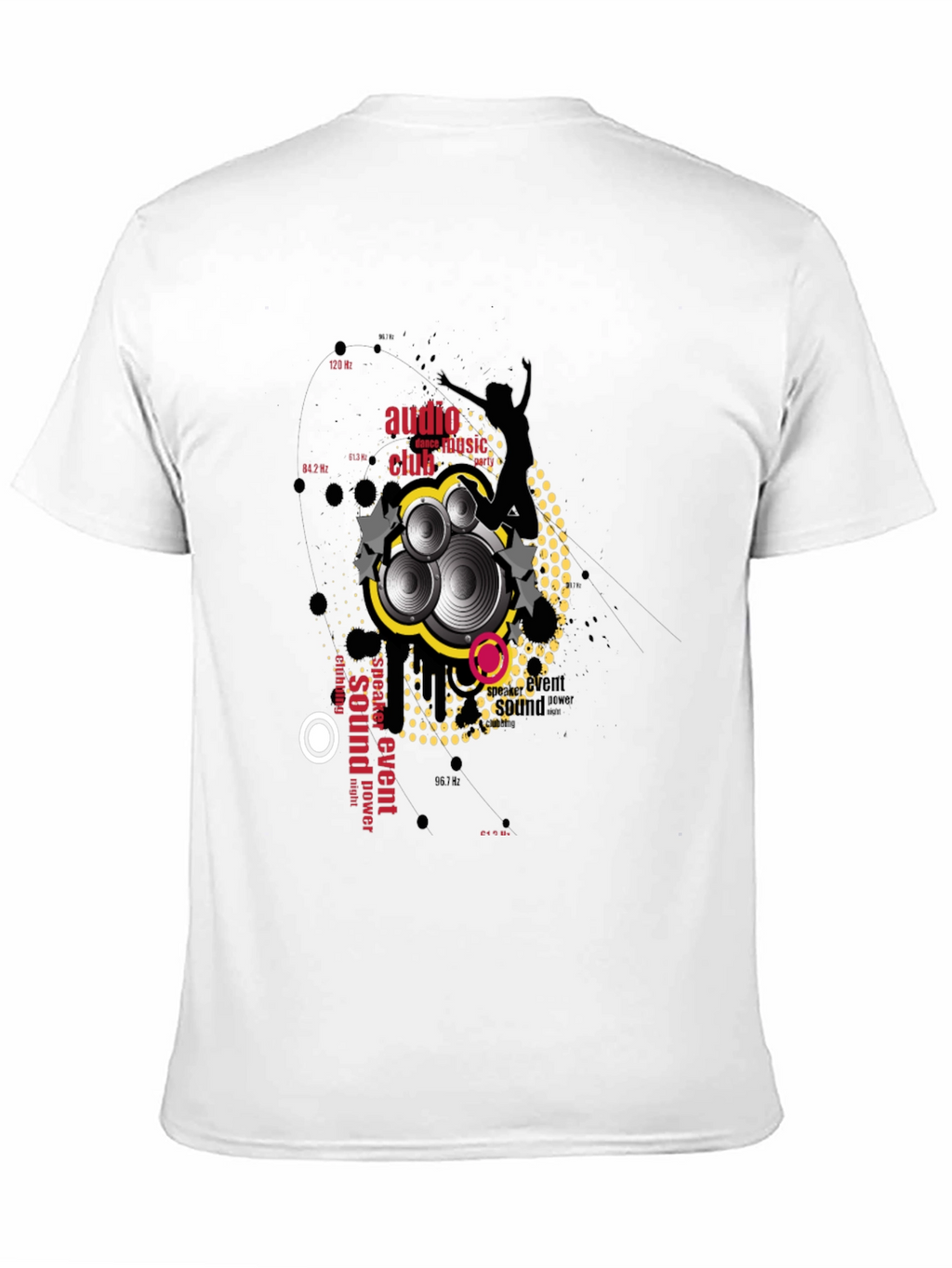 Audio Club Graphic Black T-Shirt