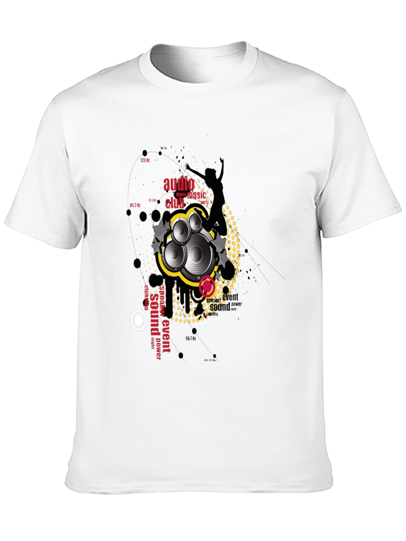 Audio Club Graphic Black T-Shirt