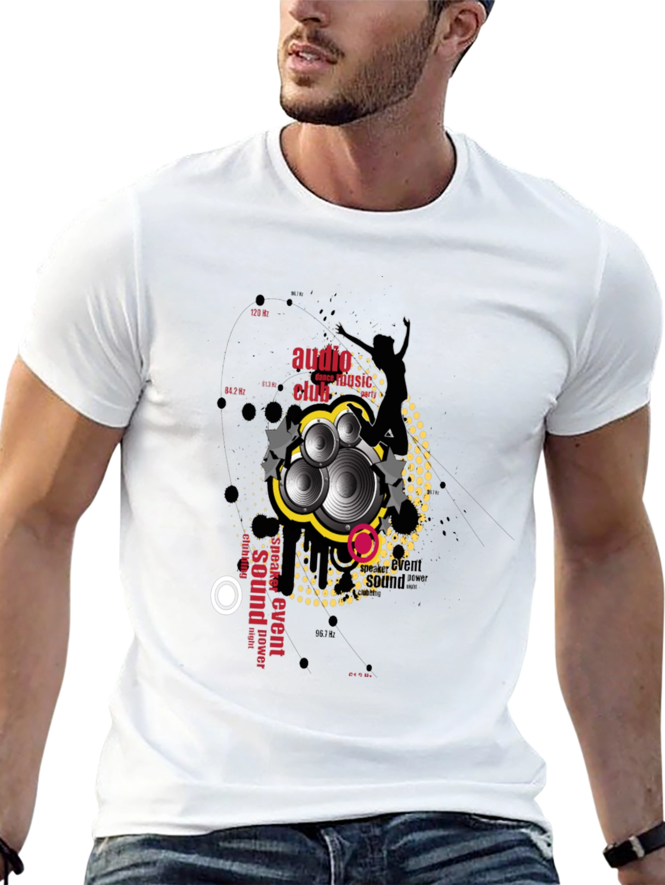 Audio Club Graphic Black T-Shirt