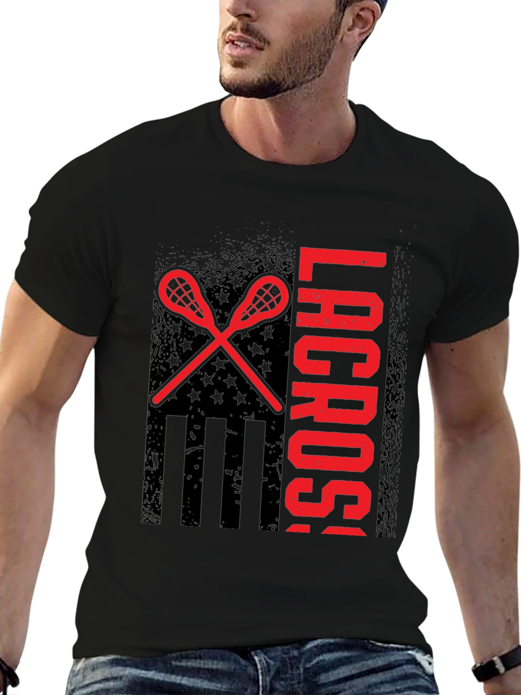 Lacrosse Sticks Graphic T-Shirt