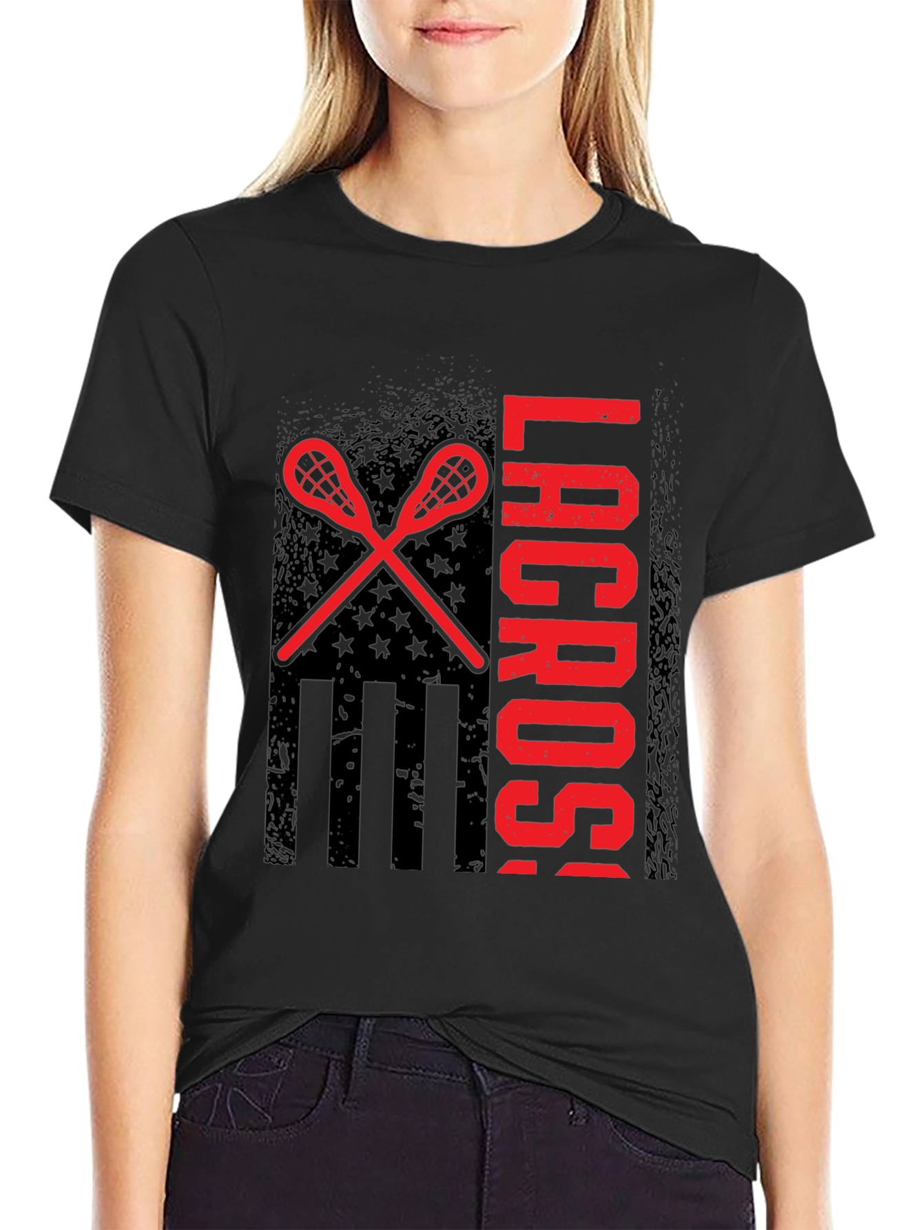 Lacrosse Sticks Graphic T-Shirt