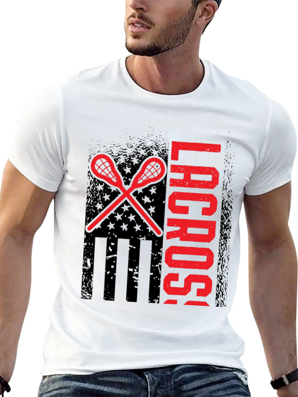 Lacrosse Sticks Graphic T-Shirt