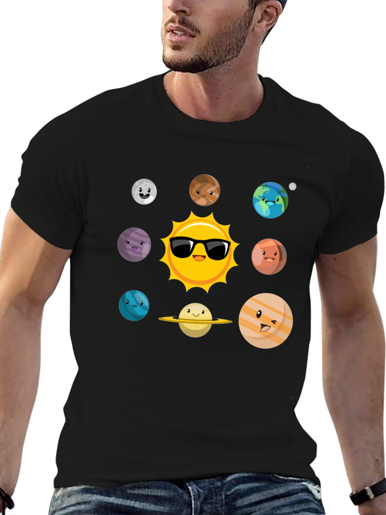 Cartoon Planet Graphic Tee