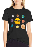 Cartoon Planet Graphic Tee