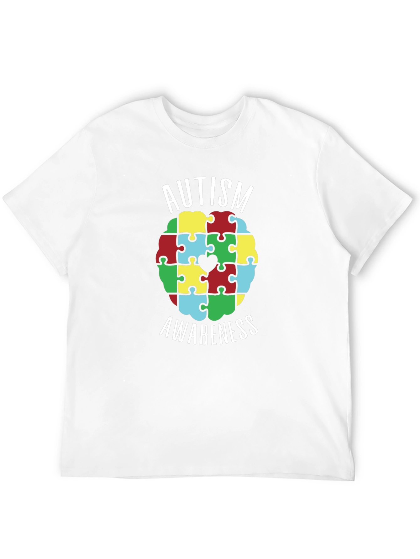 Autism Awareness Puzzle Heart T-Shirt