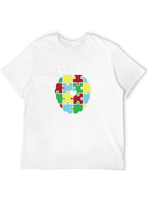Autism Awareness Puzzle Heart T-Shirt
