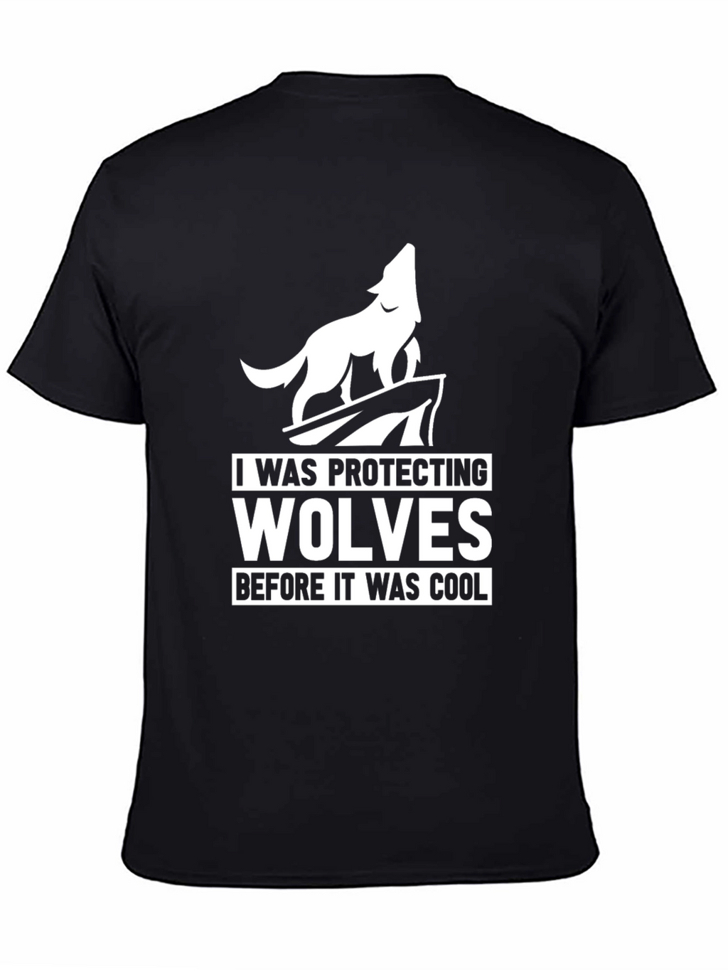 Wolf Protection T-Shirt - Cool Design