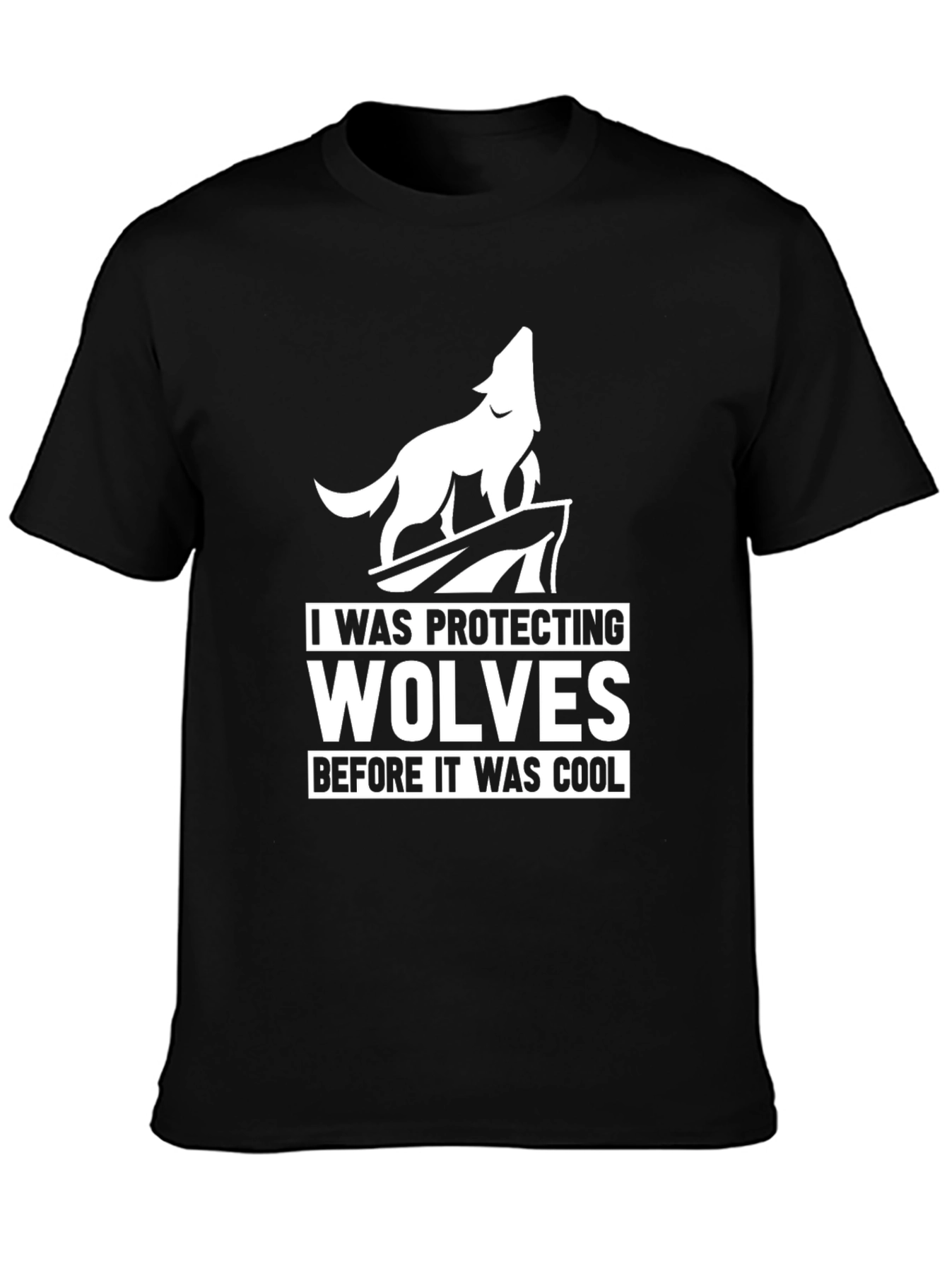 Wolf Protection T-Shirt - Cool Design