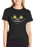 Cheshire Cat Grin Graphic Tee