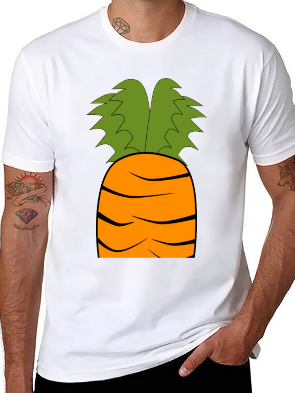 Funny Carrot T-Shirt - Novelty Costume Tee