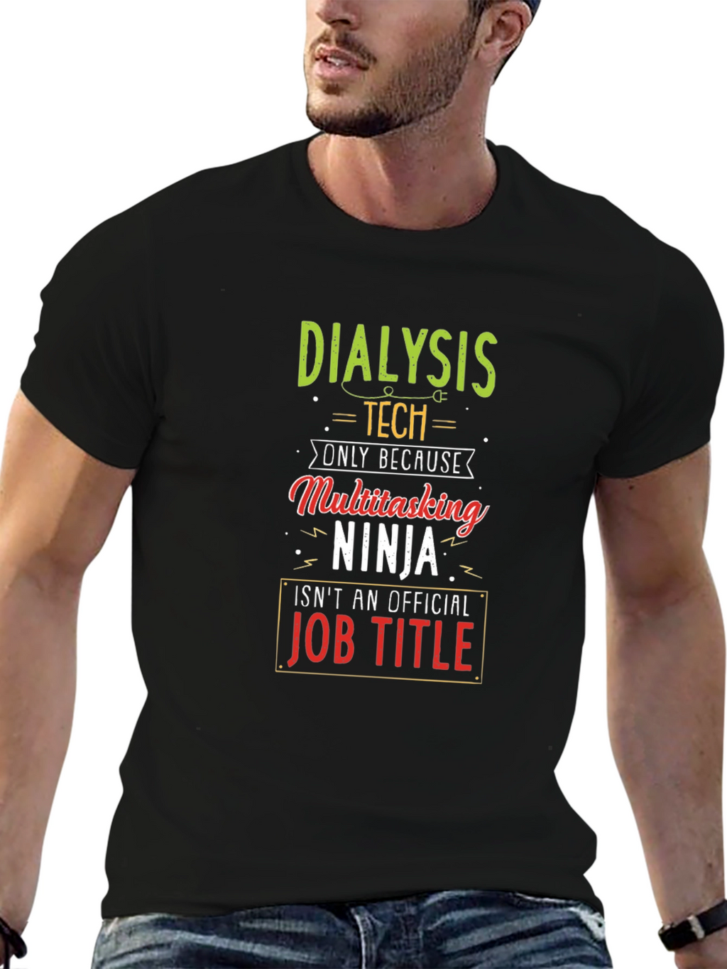 Dialysis Tech Multitasking Ninja T-Shirt