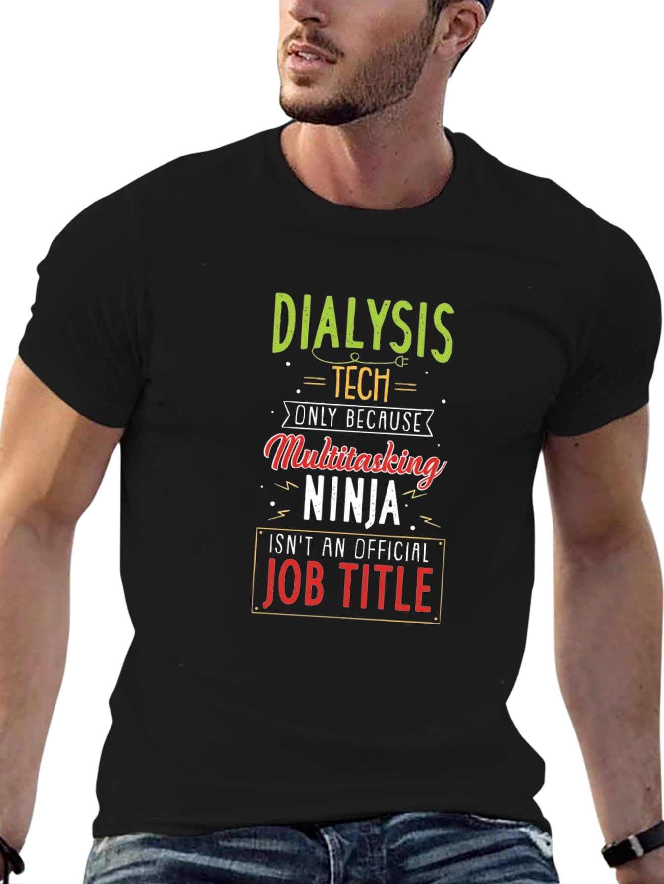 Dialysis Tech Multitasking Ninja T-Shirt