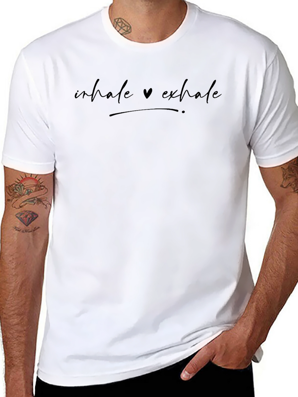 Inhale Exhale Graphic Tee