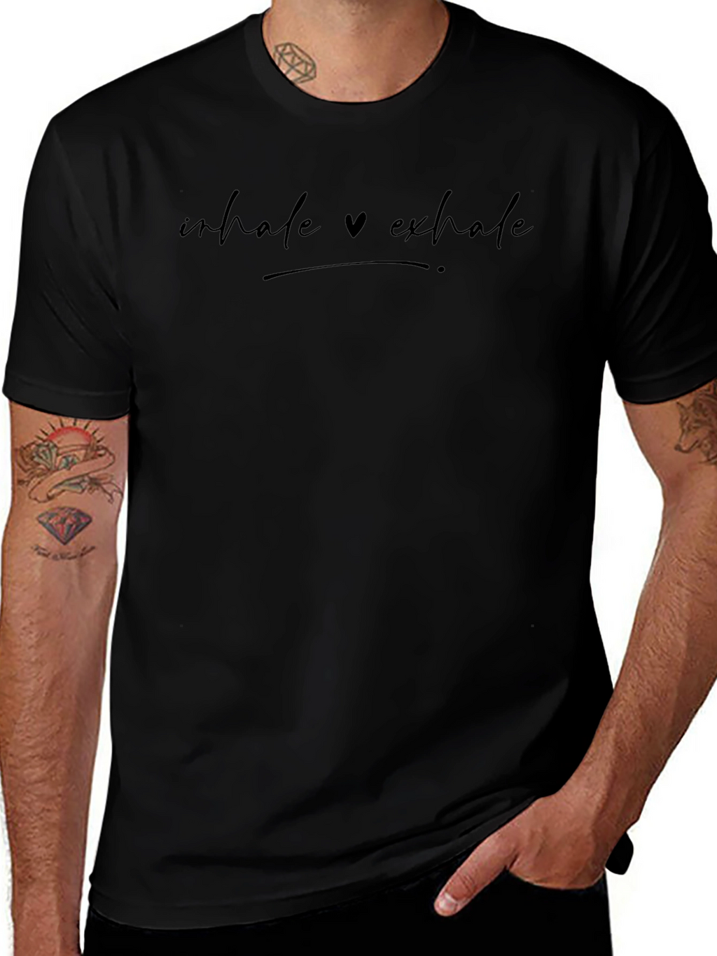 Inhale Exhale Graphic Tee