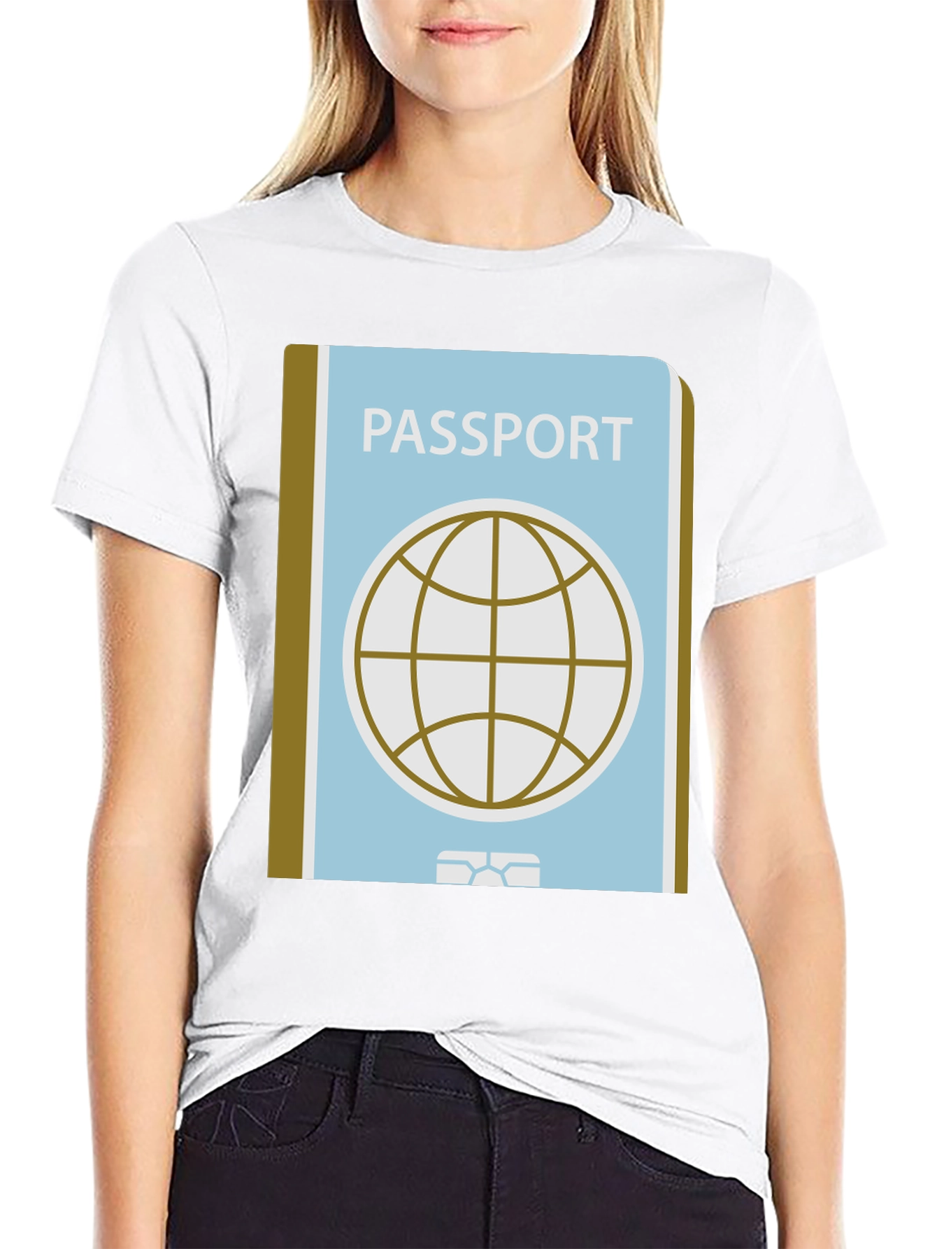 Passport Graphic T-Shirt - Travel Ready Style