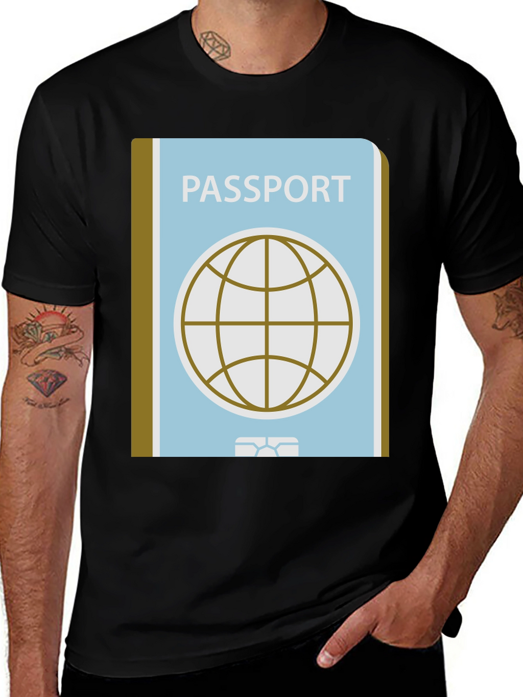 Passport Graphic T-Shirt - Travel Ready Style