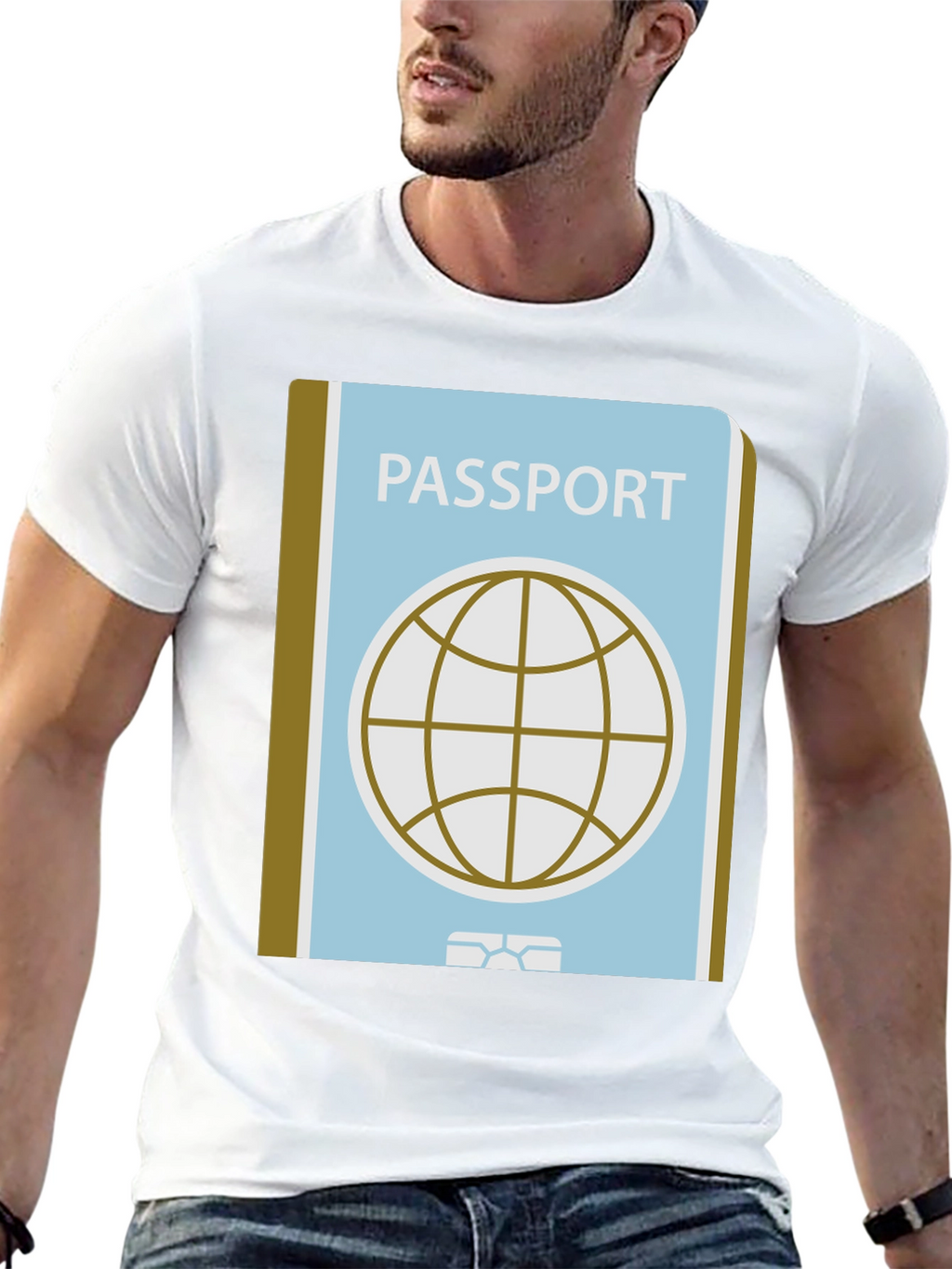 Passport Graphic T-Shirt - Travel Ready Style