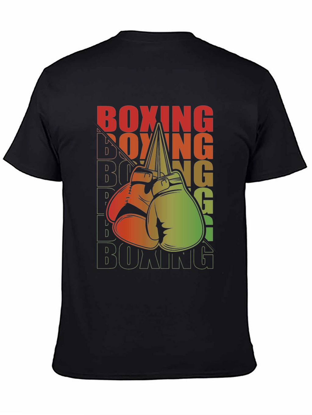 Retro Boxing Gloves Graphic T-Shirt