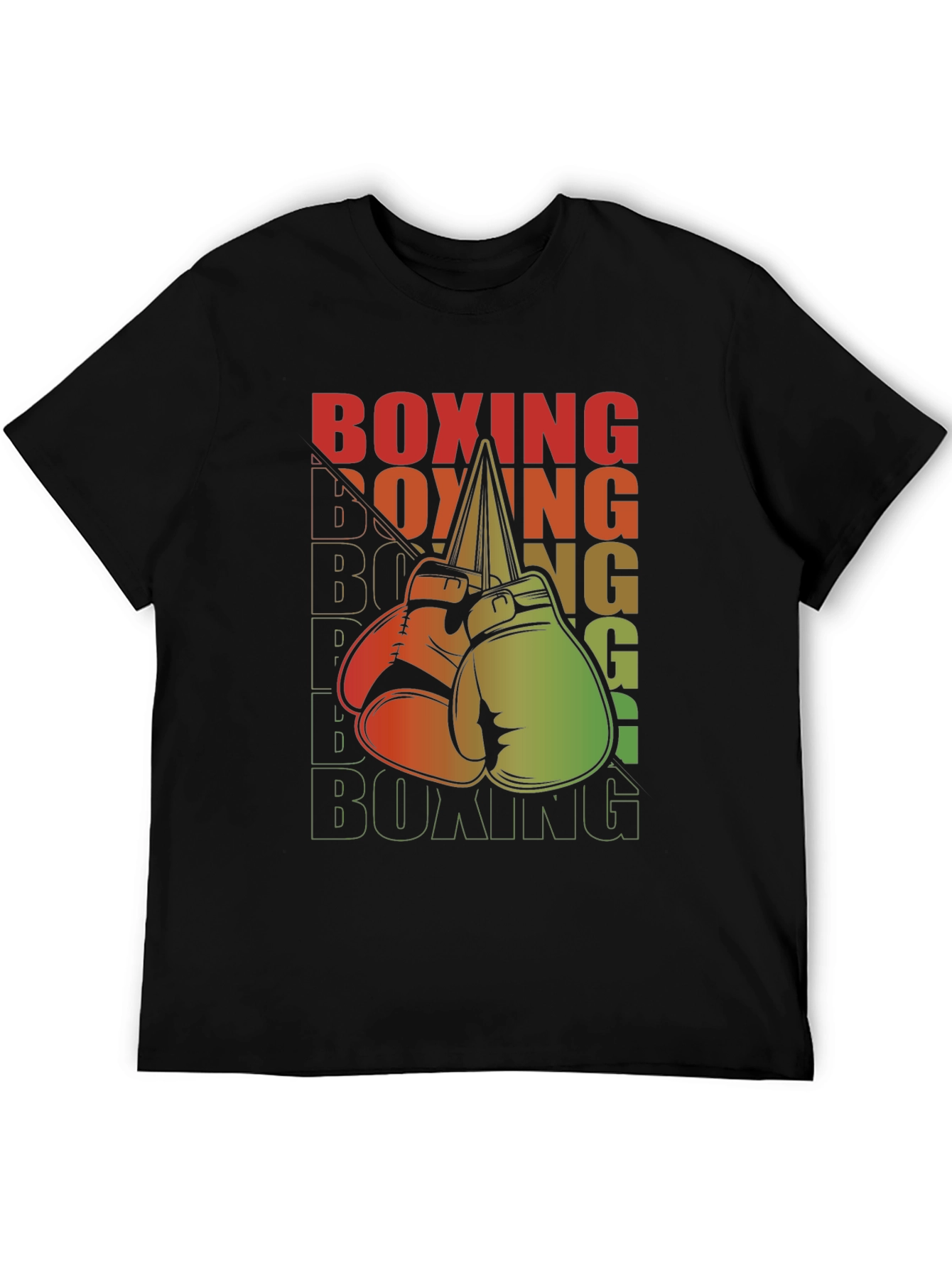 Retro Boxing Gloves Graphic T-Shirt