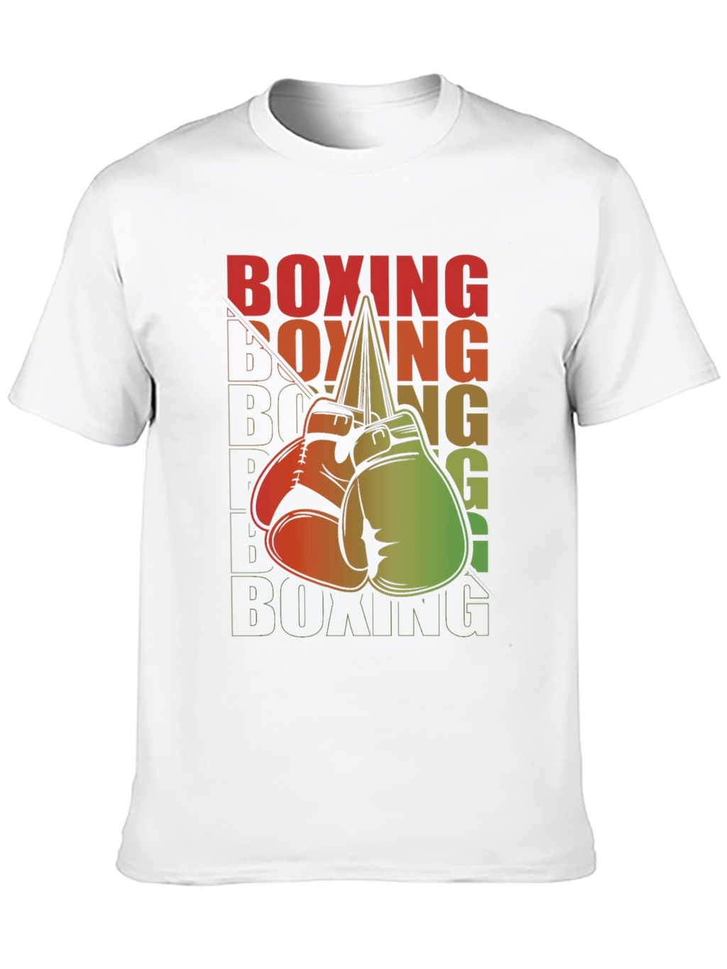 Retro Boxing Gloves Graphic T-Shirt