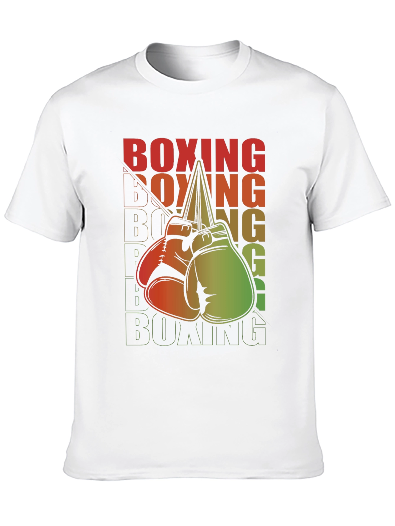 Retro Boxing Gloves Graphic T-Shirt
