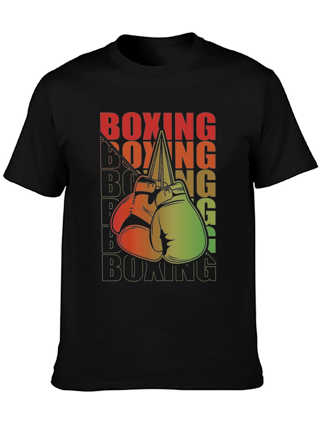 Retro Boxing Gloves Graphic T-Shirt