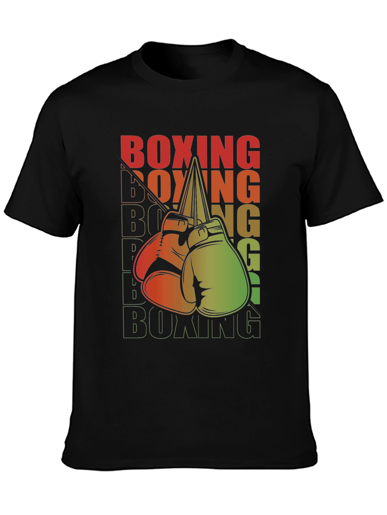 Retro Boxing Gloves Graphic T-Shirt