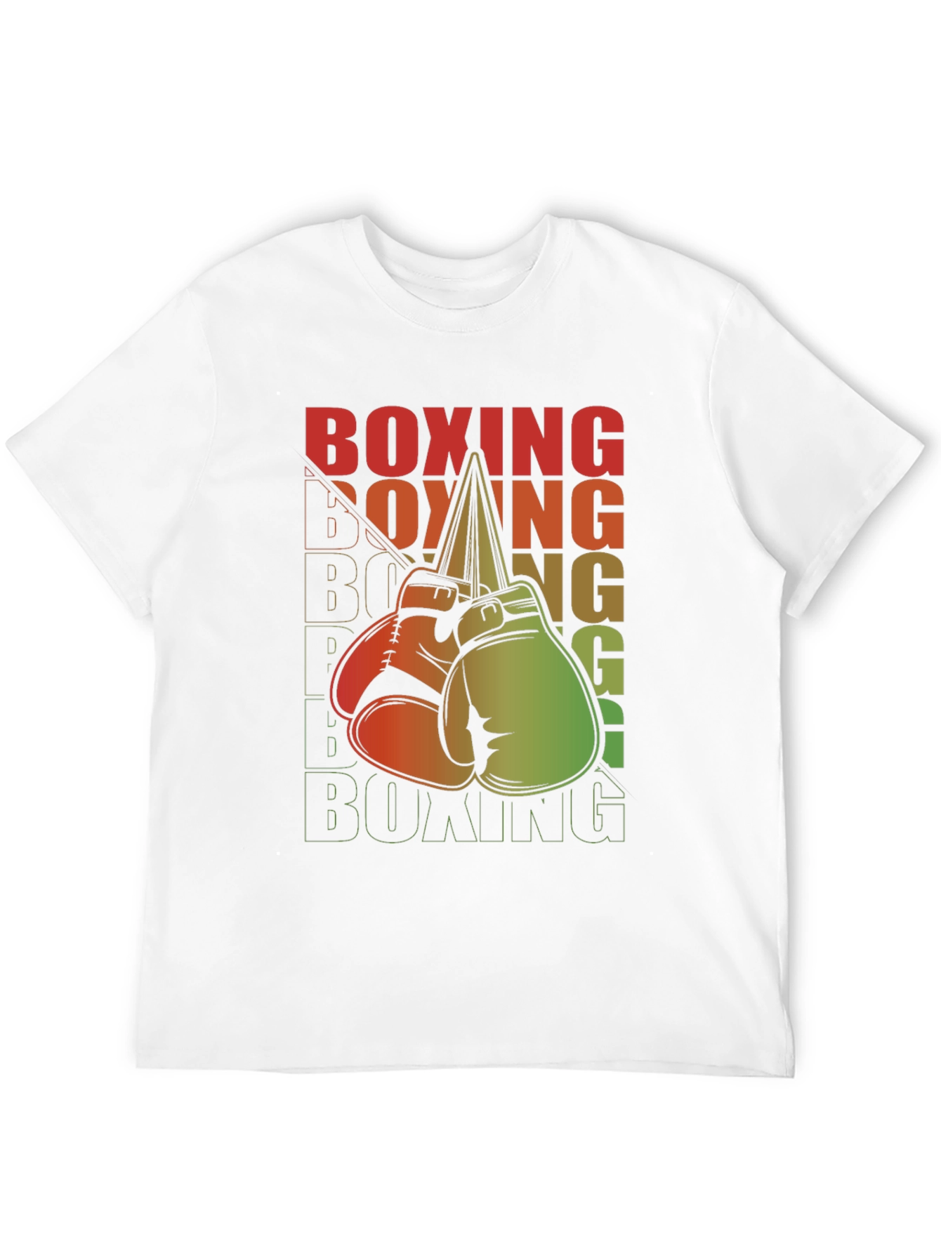 Retro Boxing Gloves Graphic T-Shirt