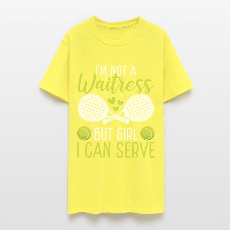 Paddle Tennis Player Match Not a Waitress Serve